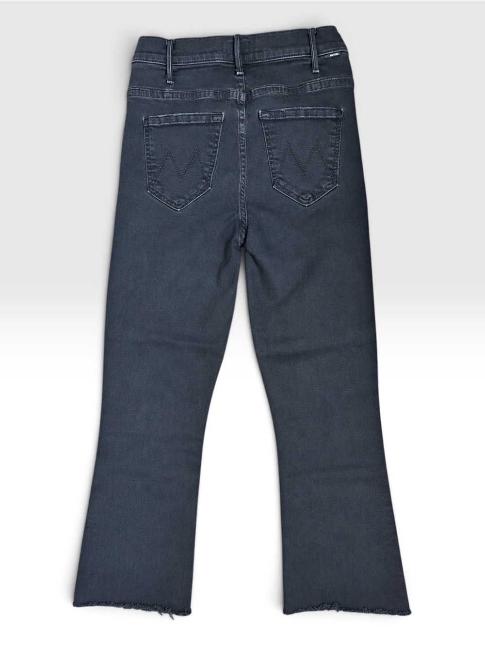 MOTHER The Hustler Ankle Fray Gray Jeans - Not Guilty (Size 24) - Picture 3 of 5